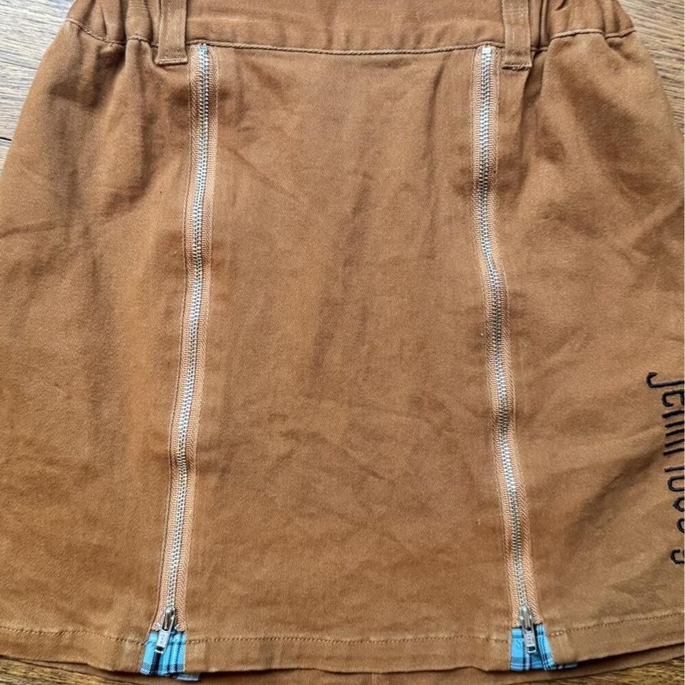 Jenni Women's Tan and Brown Skirt